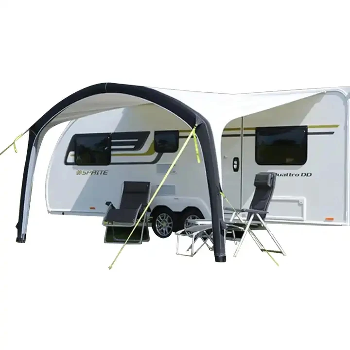 

Movable Sliding Stand Homey Drainage Large Camper Van Tent Rv Awning Inflatable Camping Tent 4 Person Automatic Canvas