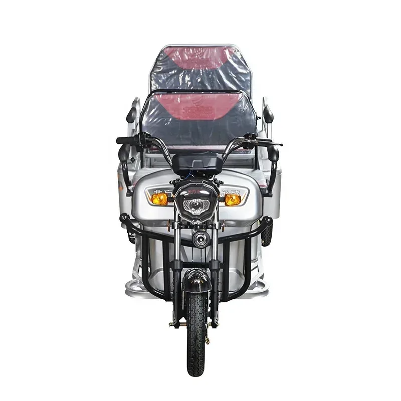 Factory Hot Selling 2021 electric motorcycle 3 wheel motorcycles 2 seats  car three wheeled hot selling