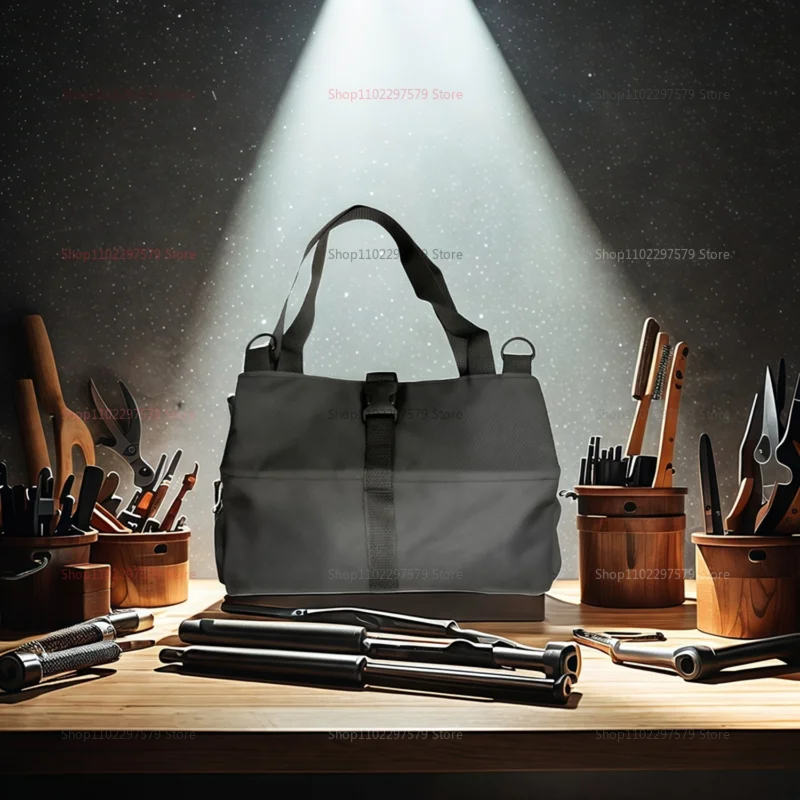 Bolsa de herramientas duradera con diseño de desplazamiento, almacenamiento multifuncional para trabajadores, ingenieros, mantenimiento, Camping, organizador desmontable