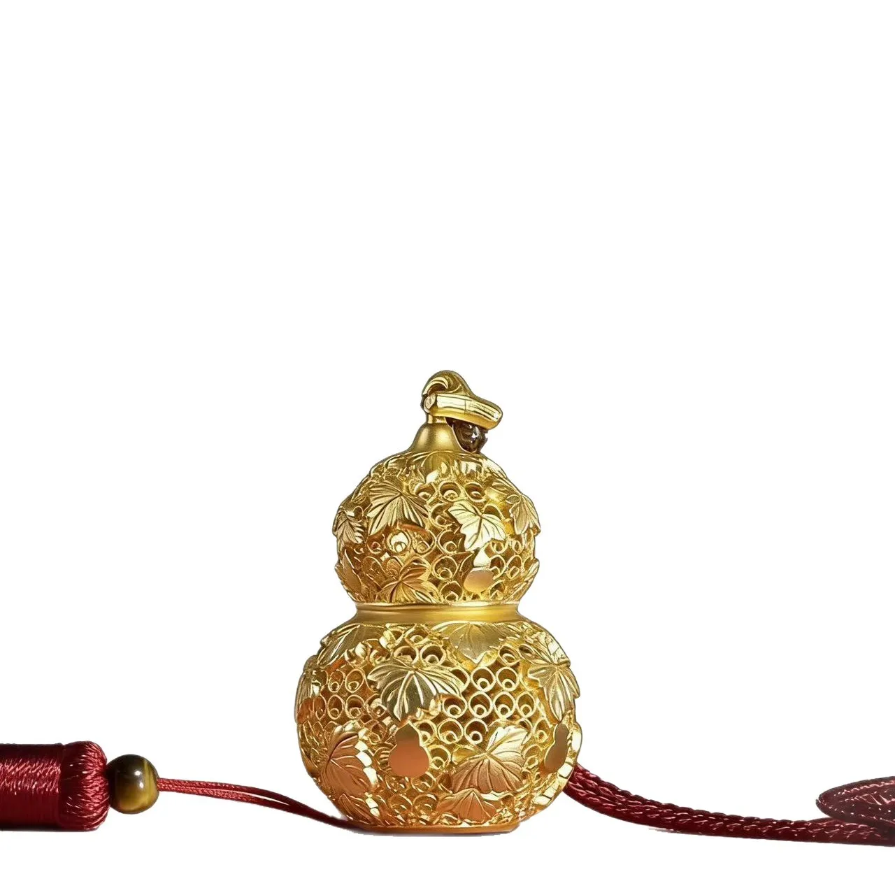 DSA Fulu Bandai Copper Gourd Brass Filigree Open Car Hanging Home Decoration Ornaments