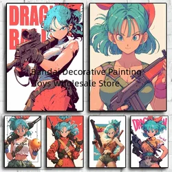 Anime Figures Seven Dragon Ball Poster Home Kid Action Figures Wall Art Birthday Gifts Picture Living Room Bedroom Decoration