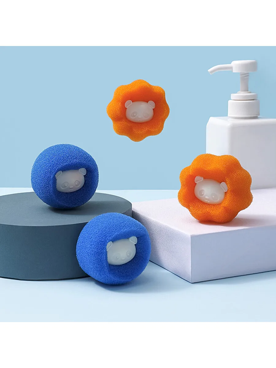 Washing machine sponge cleaning ball sticky hair stain removal laundry anti-tangle stain removal clear laundry ball