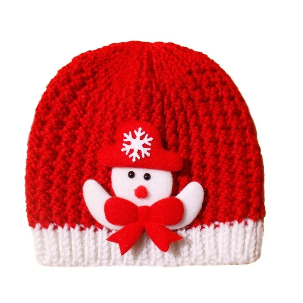 

New Warm Christmas Hat Windproof Coldproof Knitted Hat Beanie Hat Autumn and Winter
