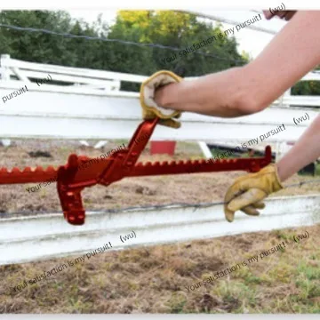 Multifunctional fence stretcher garden  reinforcer chain link mesh fence wire puller