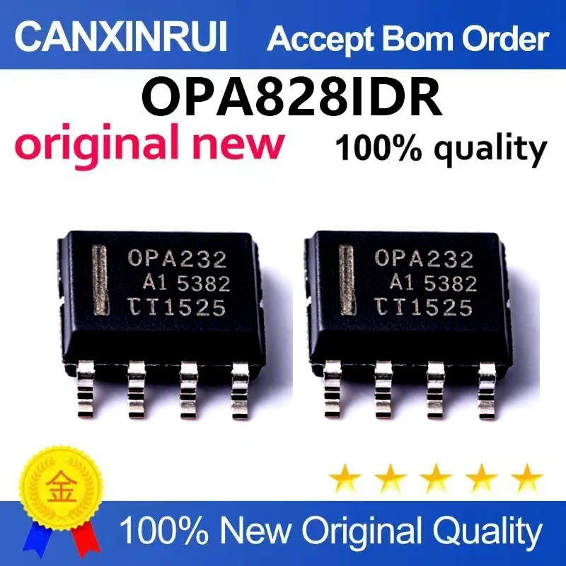 （5pcs-100pcs)Brand new original OPA828IDR OPA828 SMT SOIC-8 JFET input operational amplifier chip