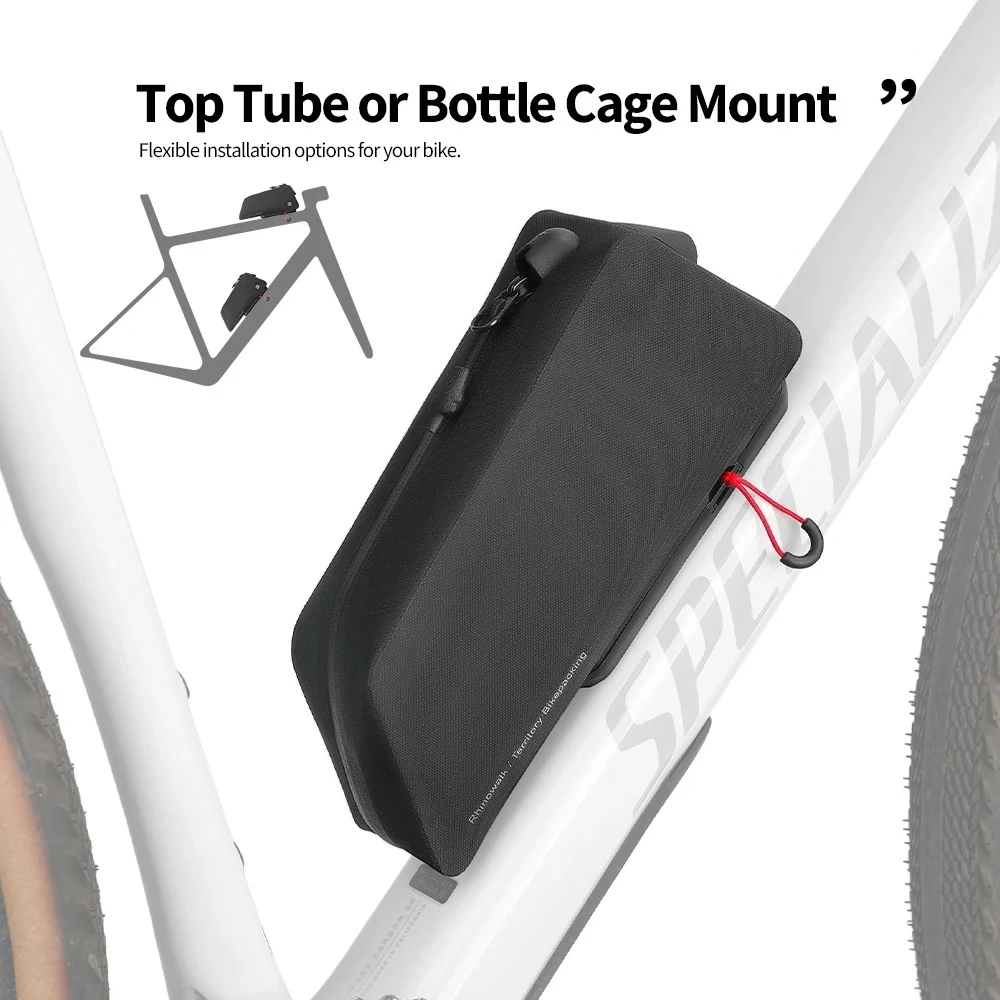 

Front Top Tube Bag Waterproof Frame Bag Quick-Release Bike Accessories MTB Storage Cycling Bikepacking