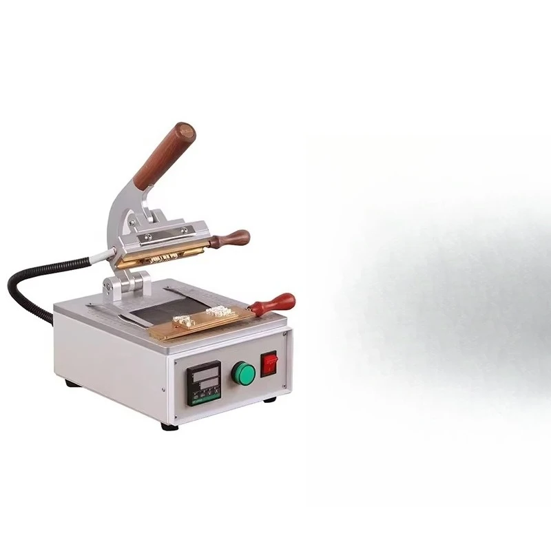 آلة البرنز النسبي مع لوحة العمل النقش اليدوي آلة البرنز الأحذية / PVC / الجلود #5