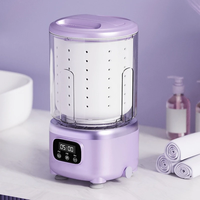 

Многофункциональная портативная перезаряжаемая мини-стиральная машина объемом 2 л с обезвоживания детская одежда, нижнее белье, носки, беспроводная чашка для стирки