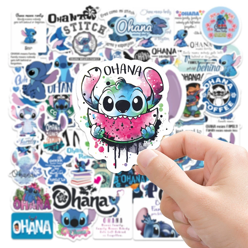 

10/30/50PCS Cute Disney Anime Stitch Graffiti Stickers Decals DIY Laptop Motorcycle Phone Suitcase Kids Cartoon Sticker Toys