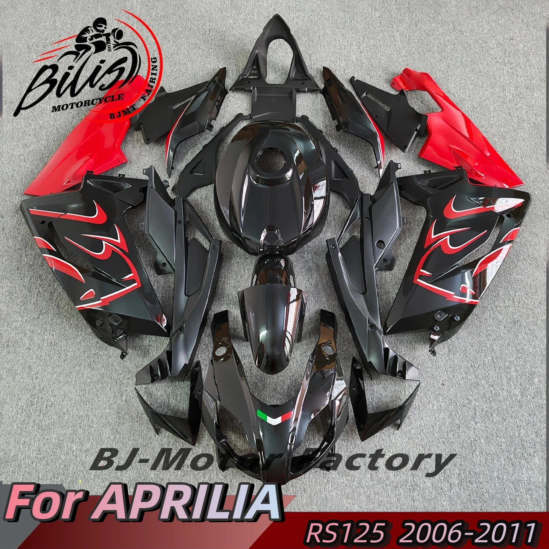 

Injection Mold New Fairings Kit Fit For Aprilia RS 125 RS125 2006 2007 2008 2009 2010 2011 Bodywork Set Flame