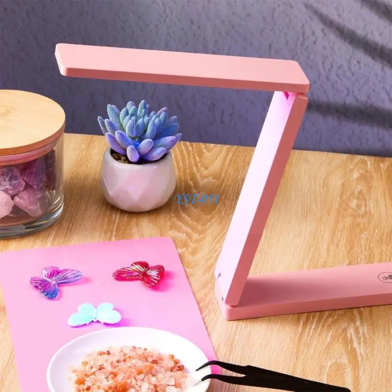 

E15A Portable Foldable Resin Curing Lamp With Silicone Pad Wireless Rechargeable Fast Resin Lamp For Crafts Projects