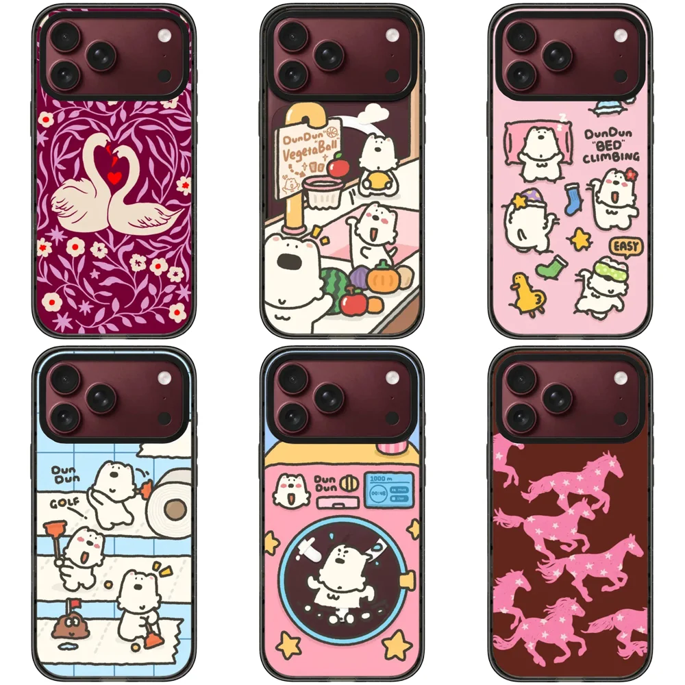 6091626 Impact Black Border Magnetic Case: Compatible with IPhone 18 17 16 15 14 13 Pro Max 17 Air