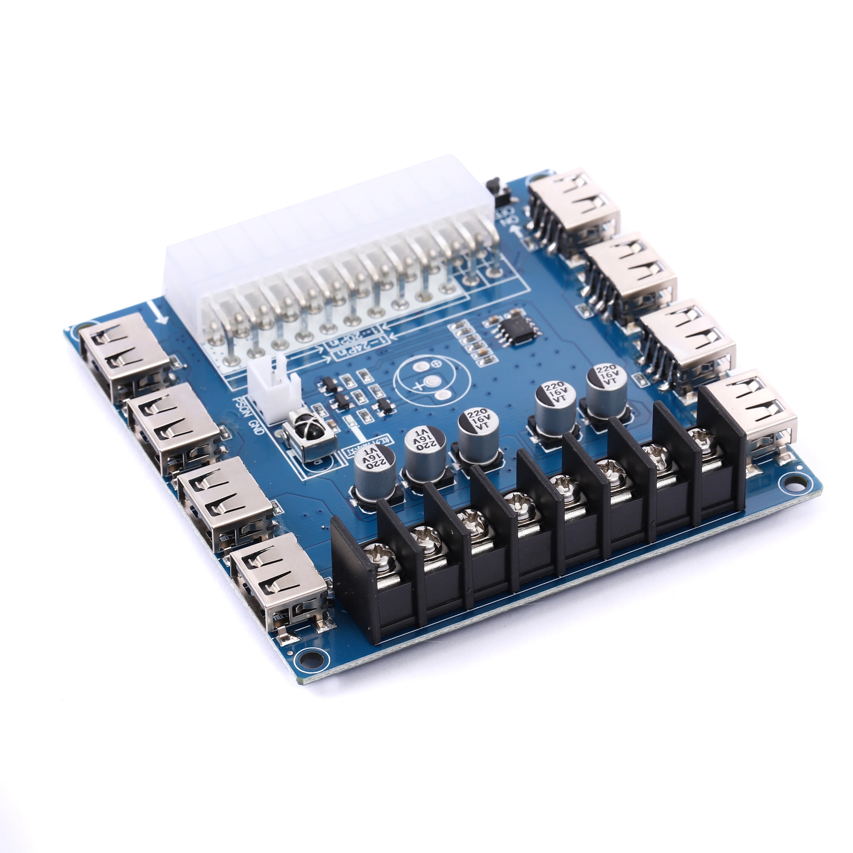 USB charging desktop computer chassis power supply ATX adapter board power take-off module power supply output wiring