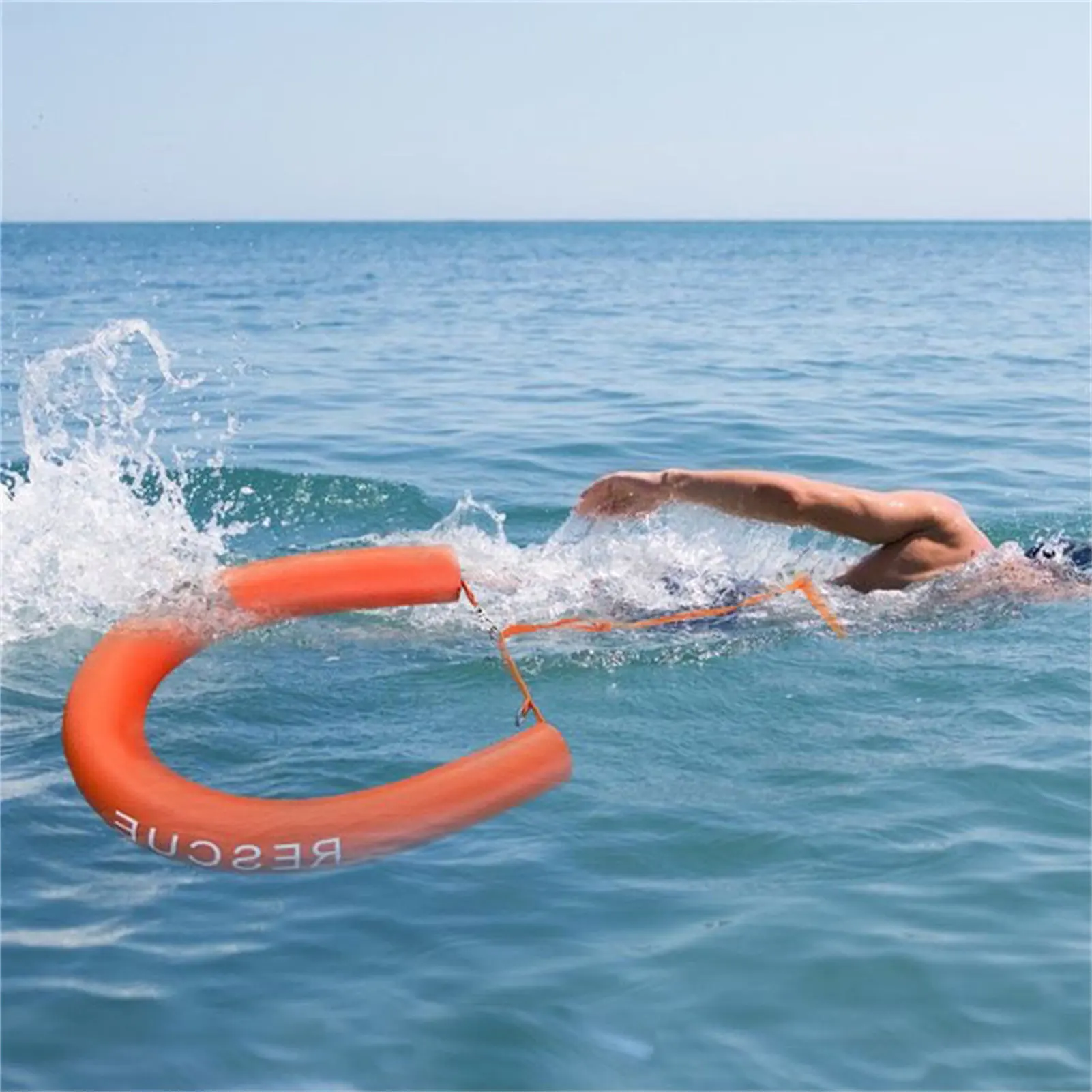 

Adult Swim Safety Float Belt NBR Foam Swimming Aid U-Shaped Water Floating Stick for Pool Lake Adjustable Strap Life Saver Belt