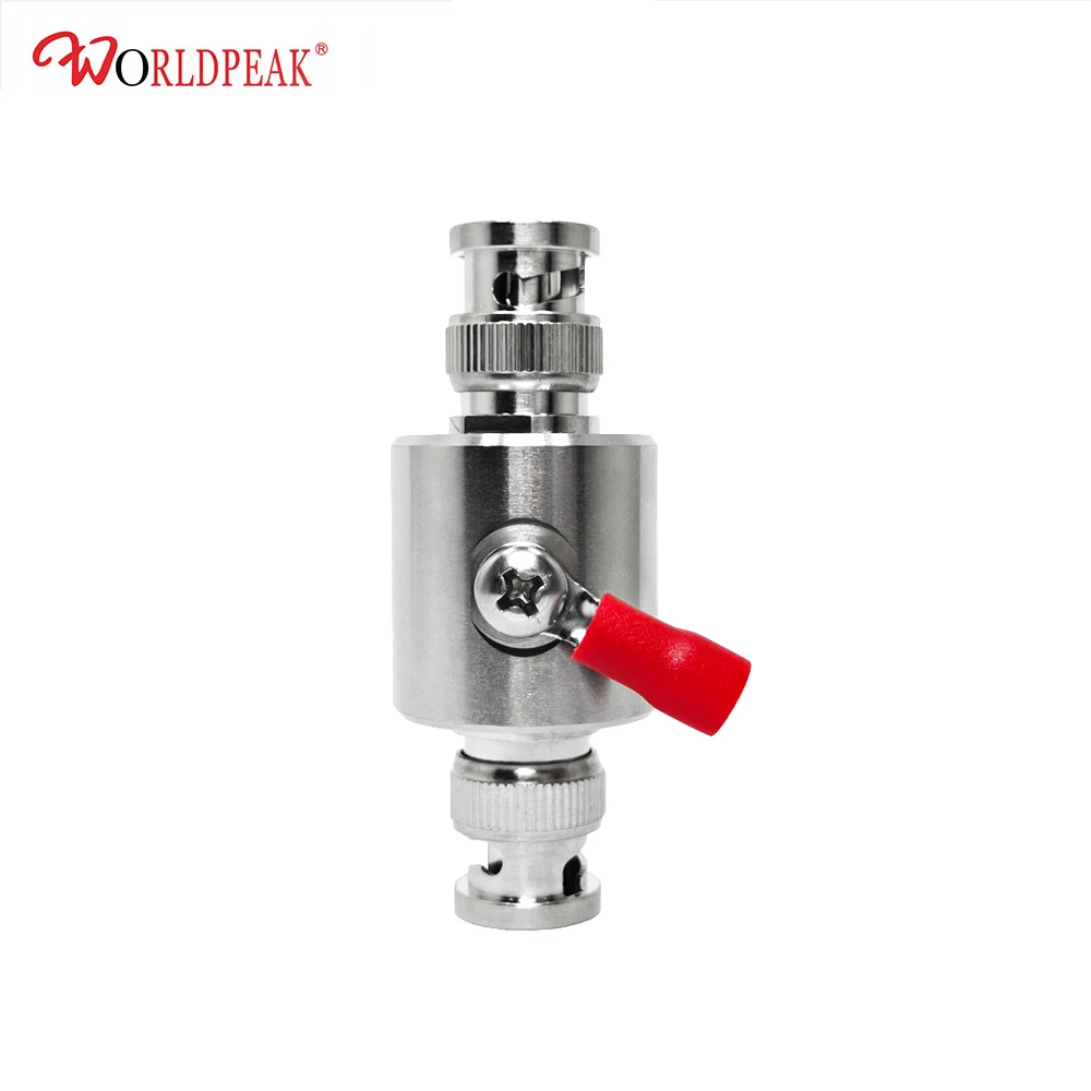 Free shipping BNC Male to BNC Male lighting protector 0-3G with 90V Gas Tube