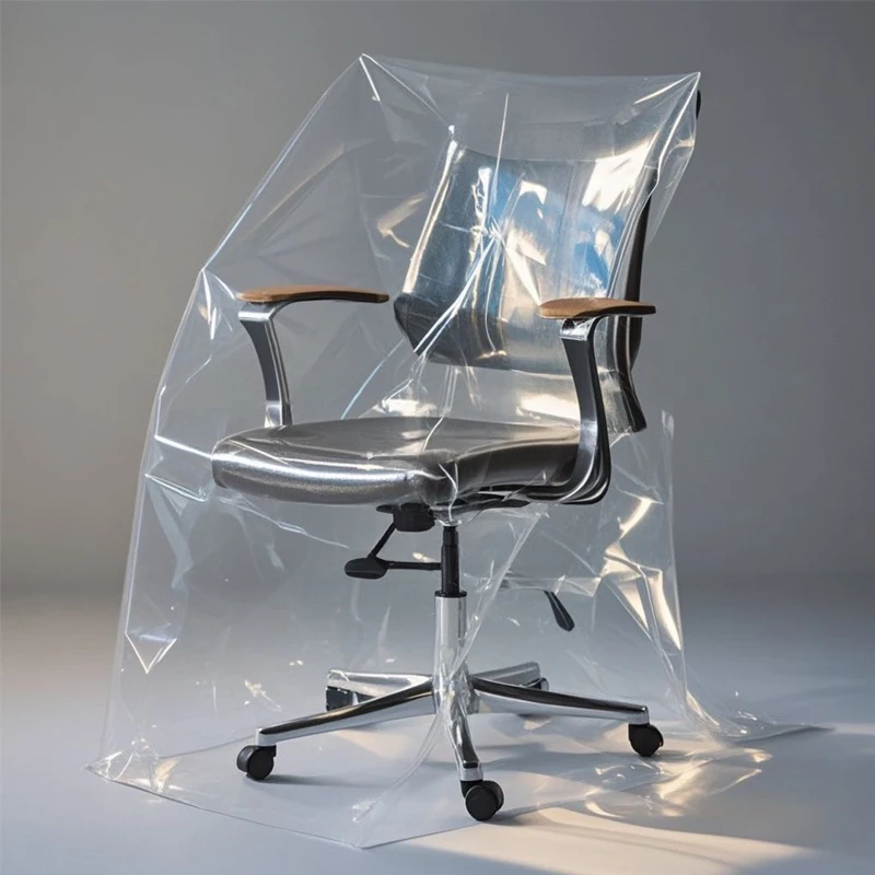 1 Pcs Elastic Transparent PE Waterproof Massage Chair Cover Dining Chair Dustproof Furniture Covers Anti-scratch Storage Case
