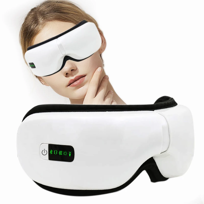 The Factory Supplies Eye Care Double-layer Airbags, Protein Skin Cloth Covers Vibrating Airbags Hot Compress Music Eye Massagers