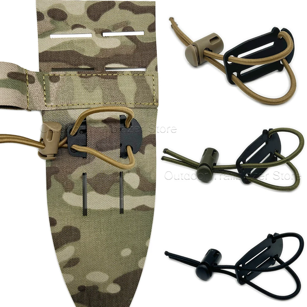 Tactical PTT Fixed Plate Holder Retention Collection PTT Retainer Tourniquet Holder Hunting Accessories