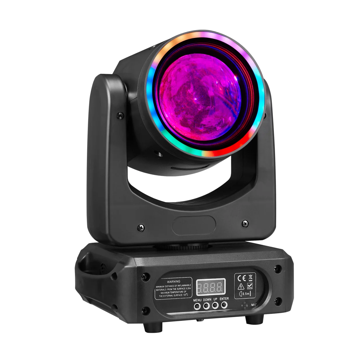 

Mini LED Moving Head Light 100W Beam RGBW 4in1 Dmx512 Control Stage Effect Dj lights Wash Strobe