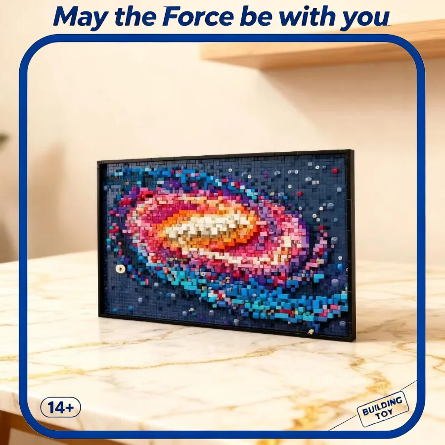 NEW 3091 Works of art, space, universe, stars, Milky Way, building blocks, decorations, puzzle models, birthday gifts
