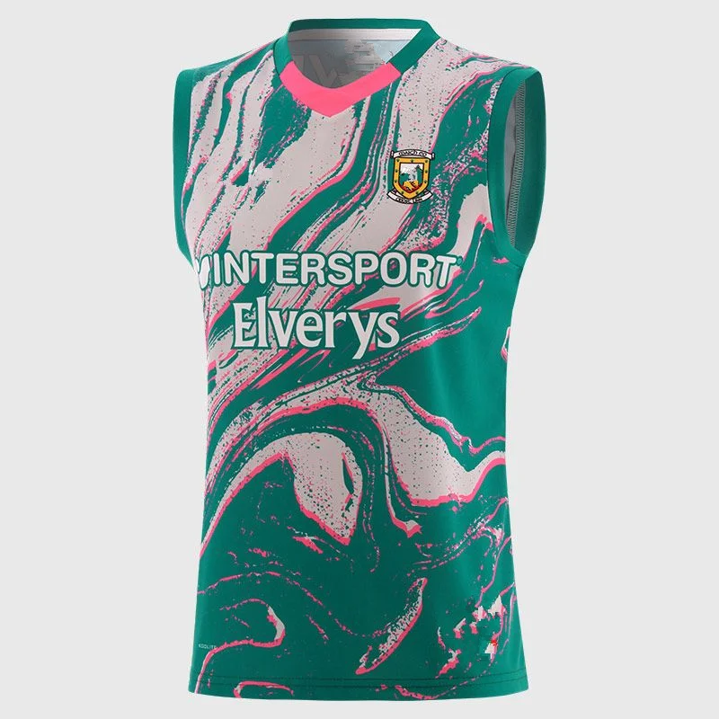 صدرية جيرسي الرجبي للرجال ، دونيجا ، جالواي ، كيري ، ديري ، GAA ، المقاس ، من من من من من من #6