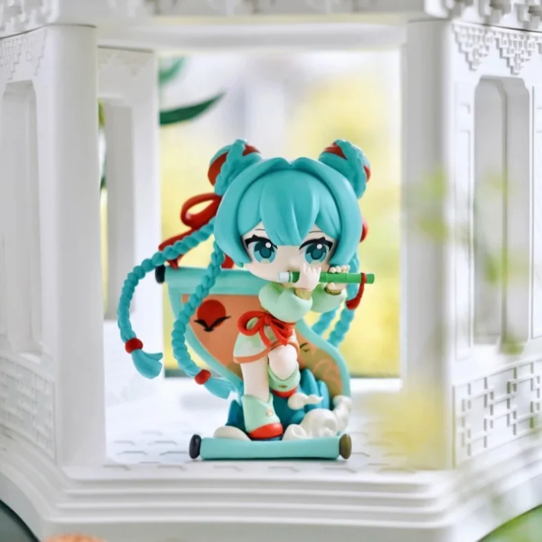 Echte Hatsune Miku Blind Box Ancient Charm Serie Berge Flüsse Wolken Meer Chinesischer Stil Anime PVC Figur Sammlerstück Geschenk – Detail 6