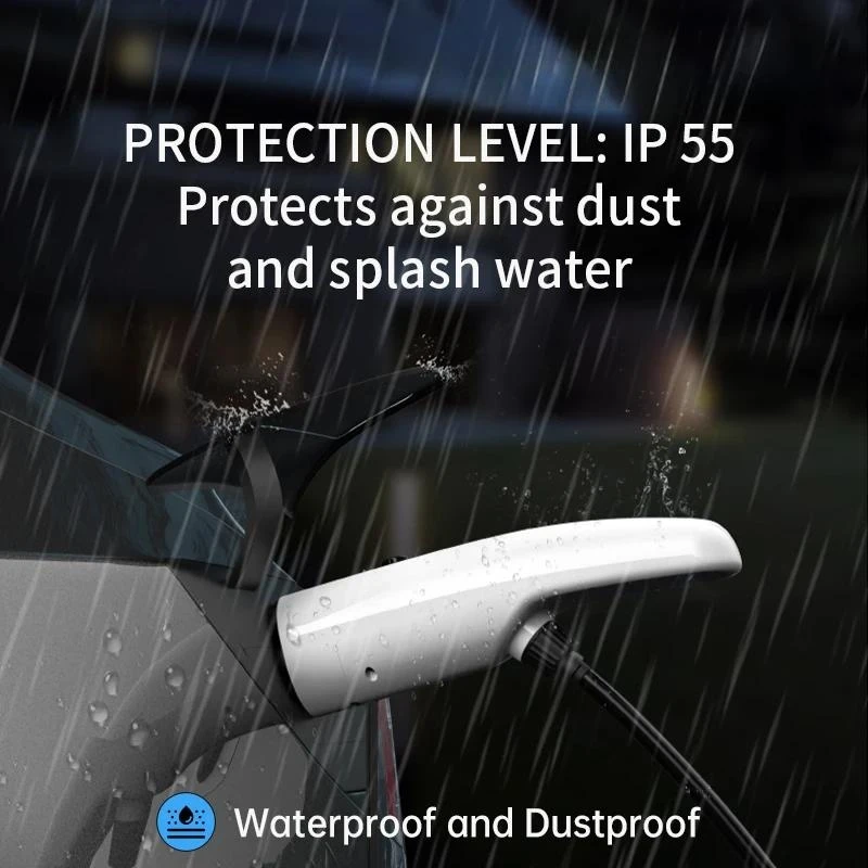 جديد 32A سيارة كهربائية Wallbox نوع 2 شاحن سيارات كهربائية 7KW محطة شاحن محمولة IEC62196-2 GBT EV شحن #5