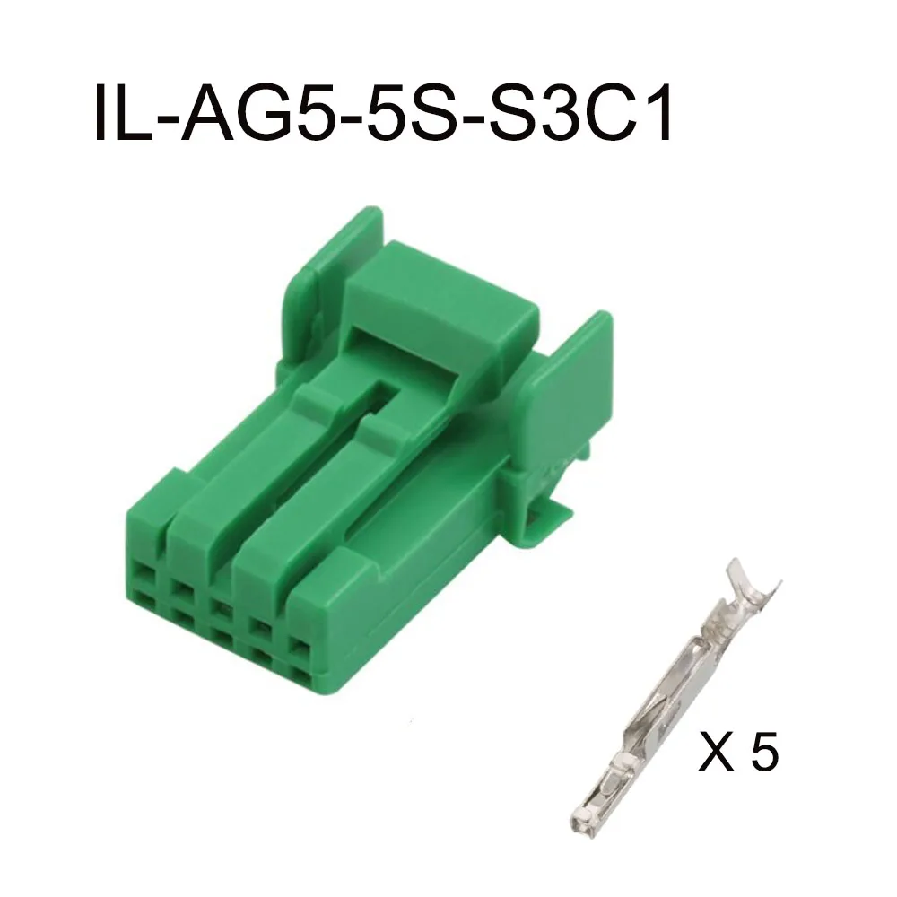 

200SET IL-AG5-5S-S3C1 auto Waterproof connector 5 pin automotive Plug famale male socket Includes terminal seal