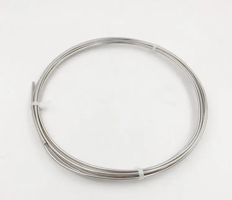 2 Meters 304 Stainless Steel Coil Pipe Scroll Tube Stainless Steel Pipe Coiler Capillary Tube OD 2-16mm Wall Thick 0.5/1/1.5mm