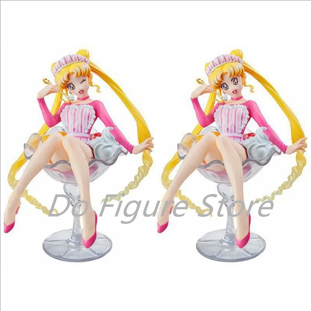 12cm Sailor Moon Anime Figures Tsukino Usagi Action Figurine Pvc Kawaii Cute Model Collection Statue Toys Cute Christmas Gifts