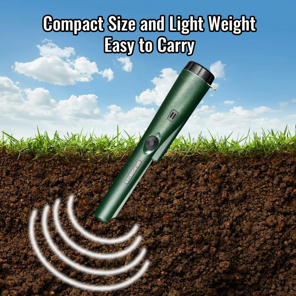 ใหม่ Pro GP-Pointer เครื่องตรวจจับโลหะแบบใช้มือถือ w/IP66 กันน้ําและ LED-สร้อยข้อมือสําหรับ Treasure Hunting & การสํารวจกลางแจ้ง