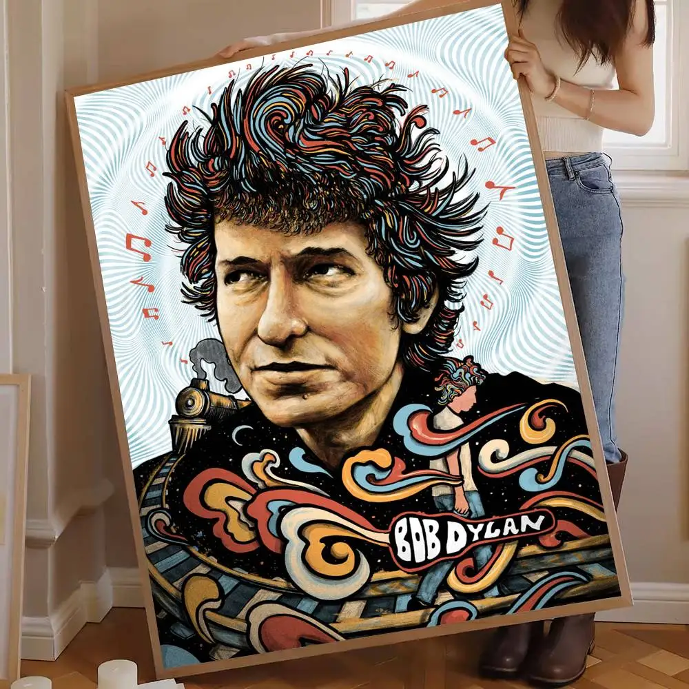 المغني B-Bob ديلان مغني الراب DIY لزجة ملصق مقاوم للماء ورقة ملصق مقهى بار ملصقات جدار اللوحة #3