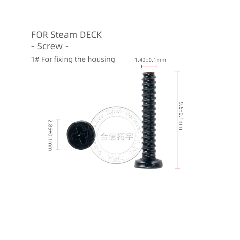 HOTHINK 8pcs/Set Housing Screw Set for Steam DECK Back Cover