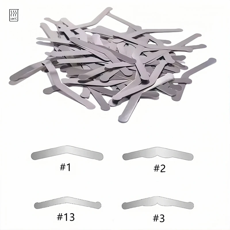 144pcs Dental Matrix Bands Tofflemire Stuck Gingival Wall Lift Large Curvature Sectional Contoured Matrices Matrix Dentist Tools