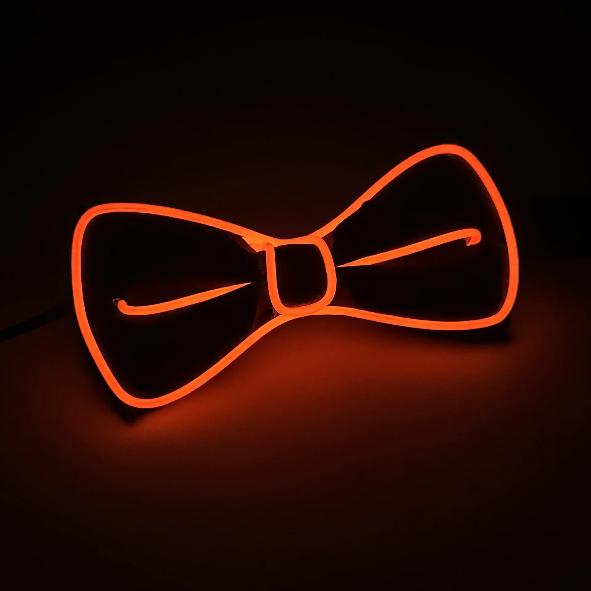 LED Glowing Bow Tie para festa de casamento, materiais brilhantes, aniversário, festival, Halloween, Glow-in-the-Dark, novo, SD01