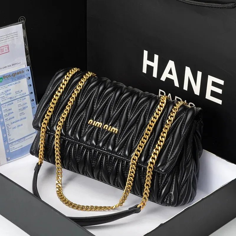 

2025 New Trendy Fashionable Women's Underarm Bag High-End Feel Genuine Leather Crossbody Bag Hip Hop Style Single Shoulder Bag