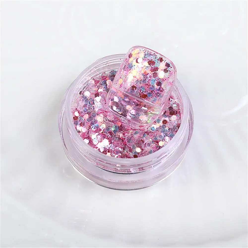 Прозрачно популярный дизайн ногтей с блестками, ледяные аксессуары, долговечные, гладкие, здоровые ингредиенты, блестящие нашивки с блестками