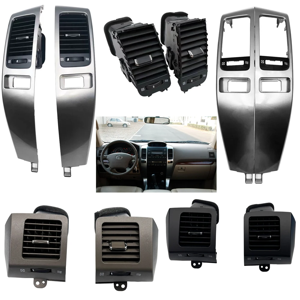 

For Lexus GX470 Toyota Land Cruiser Prado 120 FJ120 Car A/C Air Conditioner Outlet Frame Vents Plate Panel accessory