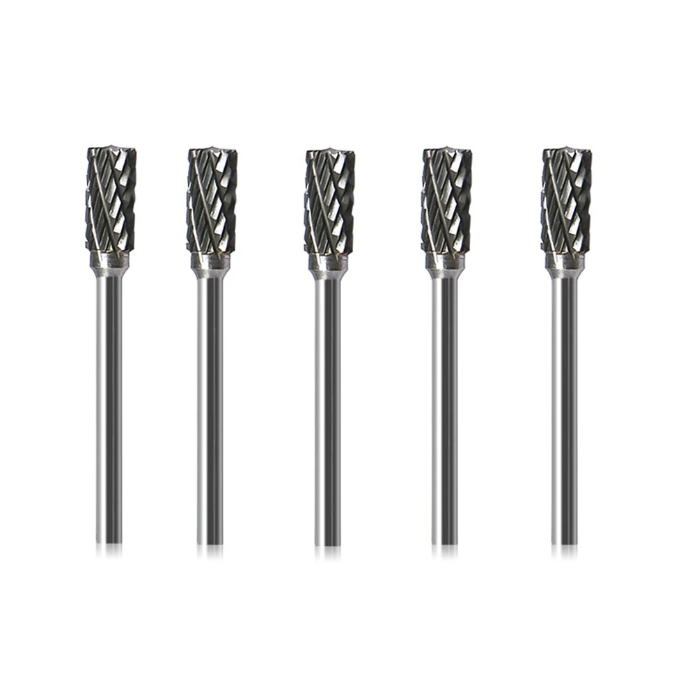 Tungsten Coated. Micrograin Carbide Slot Drill Enhance Your Grinding Experience with Tungsten Carbide Burrs Set of 5