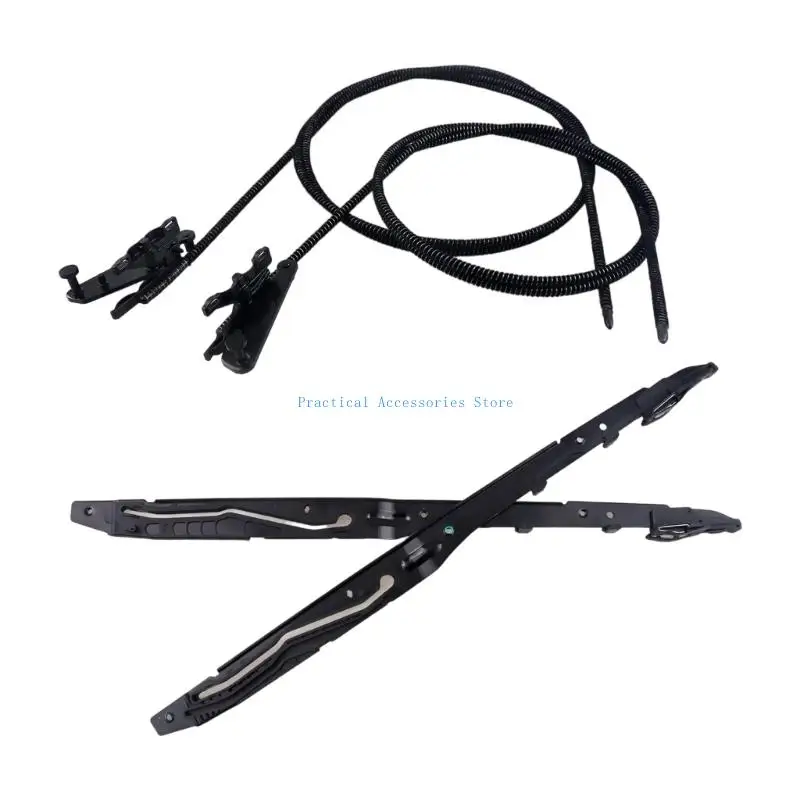 

U75E Sunroof & Cable Repair set Strong Sunroof Track Cable Assembly Replacement Sunroof Track & Cable Suitable for Car