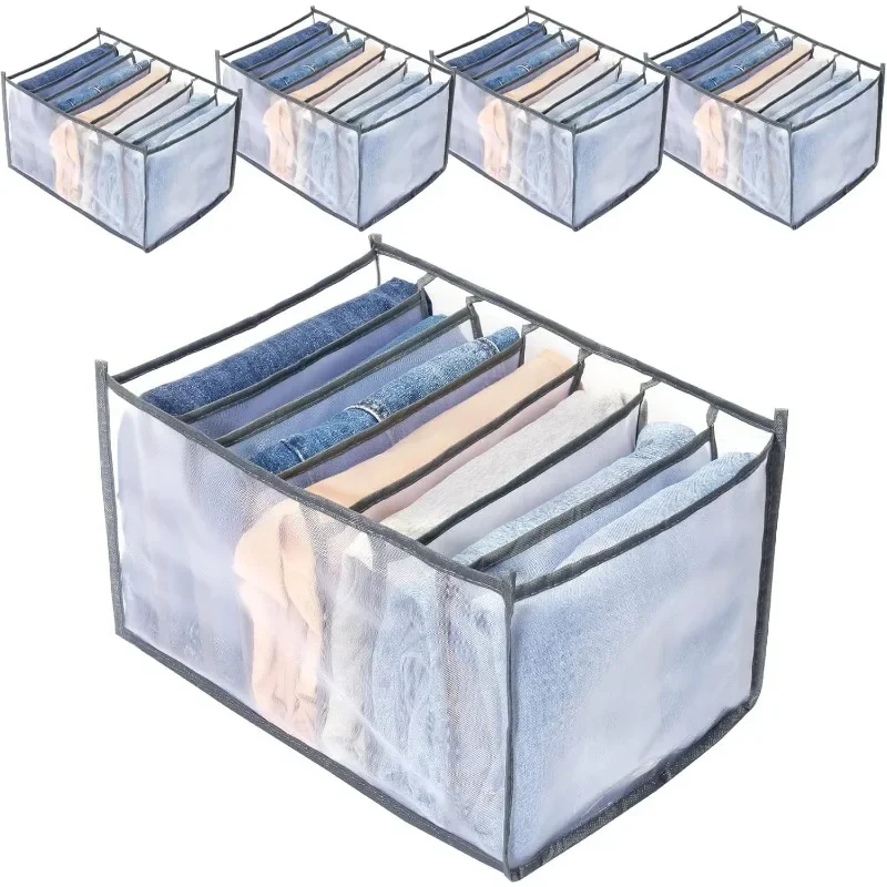 

Closet Organizer 5PCS, Closet Organizers and Storage, Clothes Organizer for Folded Clothes, Pants Organizer Jean