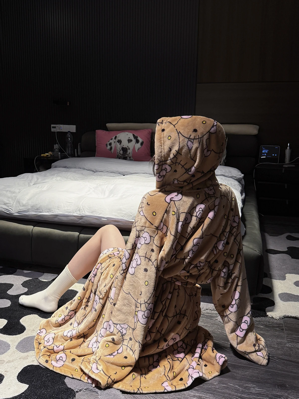 robe-doubleoo-coral-fce-ropa-para-el-hogar-de-tamano-extendido-kit-marron-con-estampado-de-dibujos-animados-ropa-calida-de-invierno-para-mujer