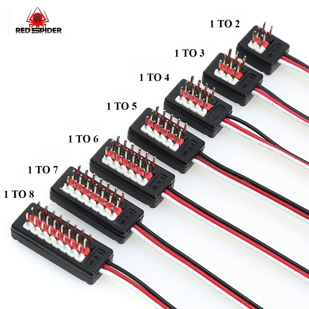 RC Car Model Aircraft Extension Line for 1 To 2 3 4 5 6 7 8 Y-line 208MM Hub