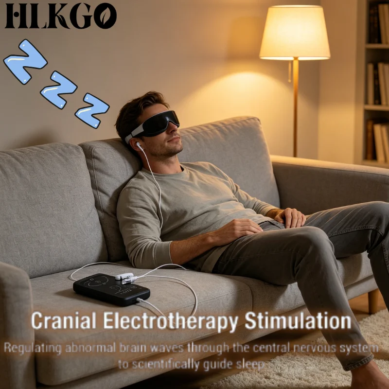 Medical Grade Brain Electrode Stimulation Device for ADHD Cognitive Performance Anxiety Management Home Recovery