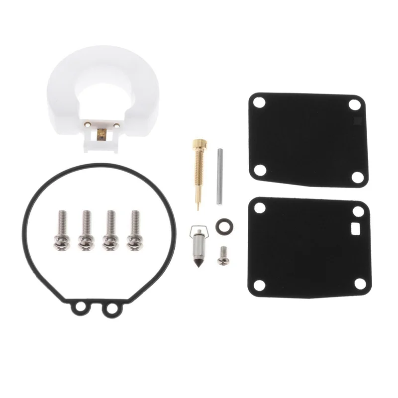 Authentic Boat Motor Carburetor Repair Kit 6G1-W0093-00 For 2-Stroke Outboard Yamaha 3Hp 1988-02, 6Hp 1984-96, 8Hp 1984-96