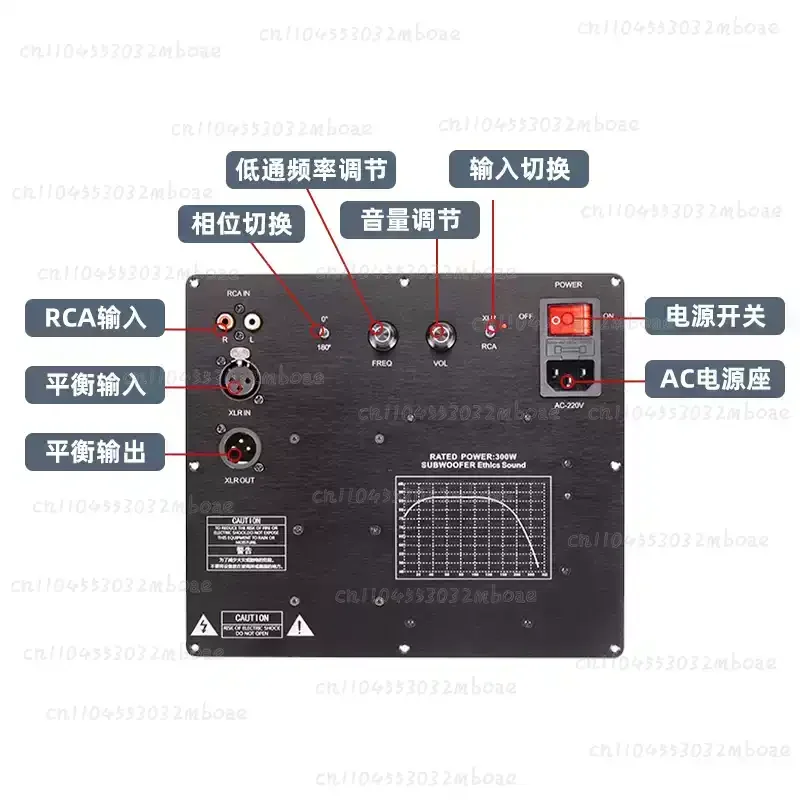 Subwoofer Power Amplifier Module Active Speaker TPA3255 Board with Heat Sink Premium Capacitor And Inductor