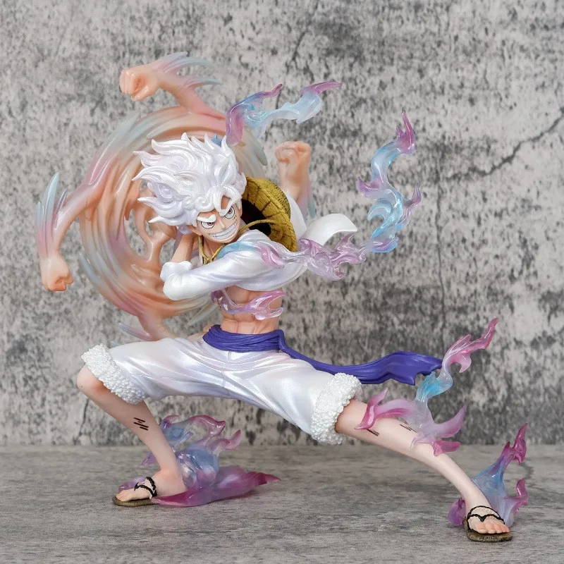 Figurka Bandai Banpresto wysokiej jakości, model z ruchomymi rękami i pięściami, Nika Luffy, lalka, anime, akcja, modny prezent do zabawy