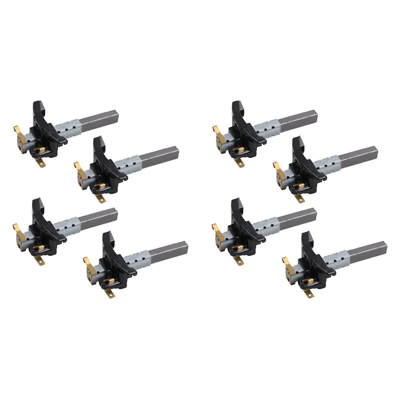 AA80-8Pcs مكنسة كهربائية محرك كهربائي فرش كربون اكسسوارات أداة التنظيف المنزلية المتينة جزء