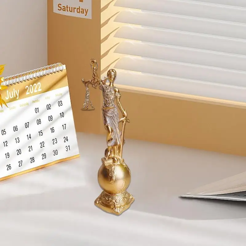 الراتنج سيدة العدالة تمثال الروماني القانون العمياء آلهة النحت جمع البرونزية إنهاء سيدة العدالة تمثال لغرفة المعيشة المنزل