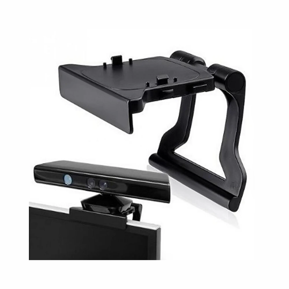 Adjustable TV Monitor Clip Mount Clamp Foldable Braket for Microsoft Xbox 360 Xbox360 Kinect Sensor Camera Stand Holder